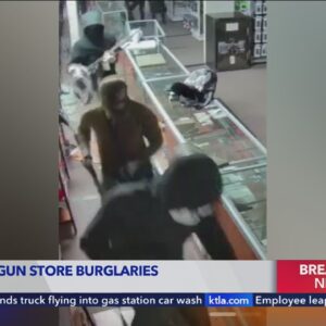 Men stole 300 guns by smashing into stores with stolen vehicles: DOJ