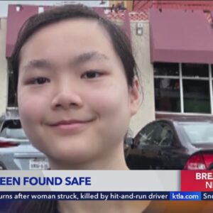 Missing Southern California girl, 15, found safe