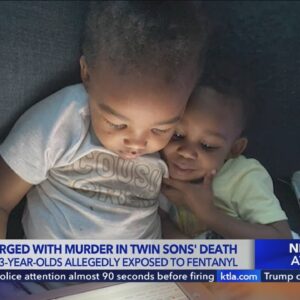 Mother charged with murder in twin sons' death