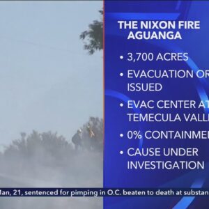 'Nixon Fire' burns more than 3,500 acres