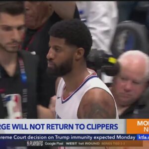 Paul George dumping Clippers for Philadelphia: Reports