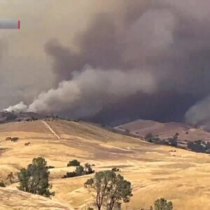 Residents in the Santa Ynez Valley pick up masks and check fire maps