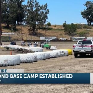 Second base camp established in Nipomo to battle lake fire