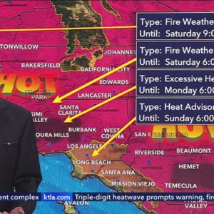 SoCal braces for extreme heat: Wednesday afternoon forecast