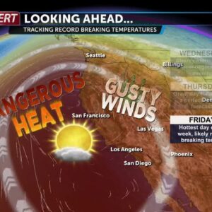 Temperatures soar Wednesday, tracking record breaking heat this weekend