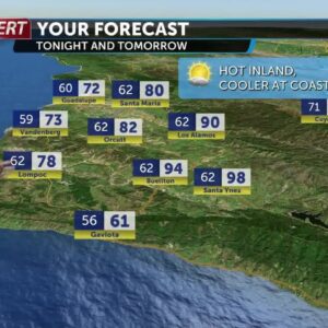 Thursday will be hot for the holiday, bringing many alerts.