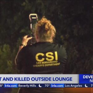 Two shot and killed outside bar and lounge San Bernardino County