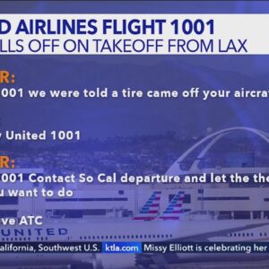 United Airlines jet loses wheel on takeoff from LAX