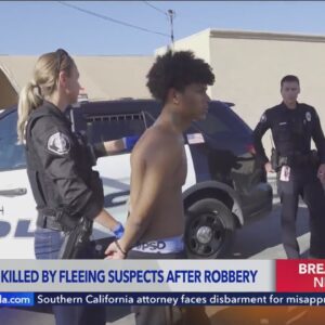 Woman struck and killed by fleeing robbery suspects
