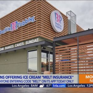 Baskin Robbins offers free scoop to customers who lost ice cream in the heat