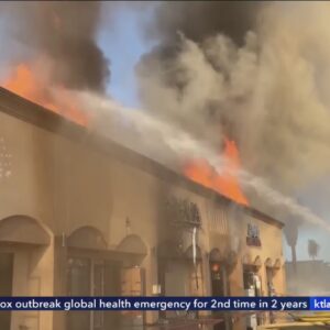 10 businesses destroyed in Anaheim strip mall fire