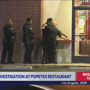 3 masked suspects steal cash from Popeyes restaurant in L.A. 