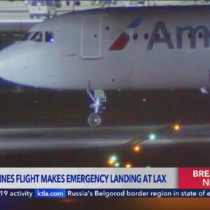 American Airlines flight forced to make emergency landing at LAX