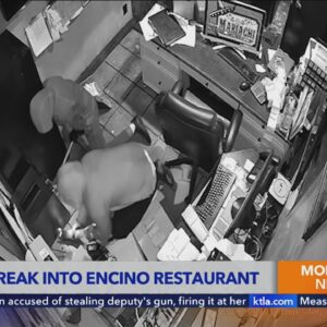 Encino restaurant owner watches as burglars take safe, escape before police arrive