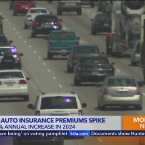 Auto insurance rates are soaring in California