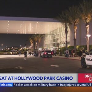 Bomb threat sends gamblers scrambling from Hollywood Park Casino