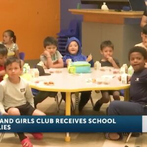 Boys and Girls Club recieves school supplies from Planet Fitness