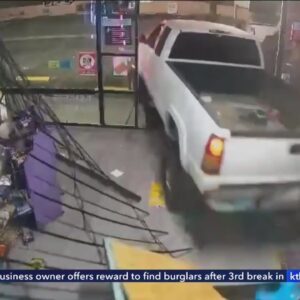 Burglars crash pickup truck into Chatsworth smoke shop