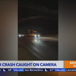 Debris leads to pileup on 5 Freeway in Los Angeles’ Silver Lake area