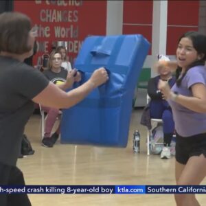 Self-defense workshop teaches L.A. teens to defend themselves amid rising crime