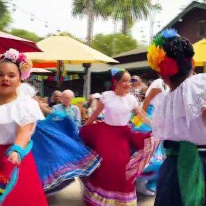 FIESTA DANCERS VISIT FRIENDSHIP CENTER