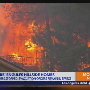 Fire crews battle Edgehill Fire overnight; blaze 75% contained