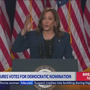Harris secures enough votes to be Democratic nominee for president