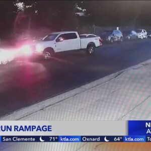 Hit-and-run rampage in Encino