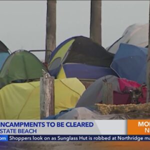 Homeless encampments to be cleared from Dockweiler State Beach