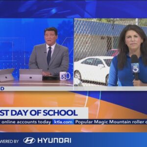 Hundreds of thousands of LAUSD students head back to class