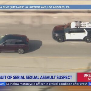 L.A. police pursue serial sexual assault suspect