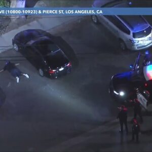 L.A. police pursue suspect driver believed to be armed and dangerous