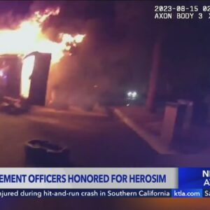 Law enforcement officers honored for heroism