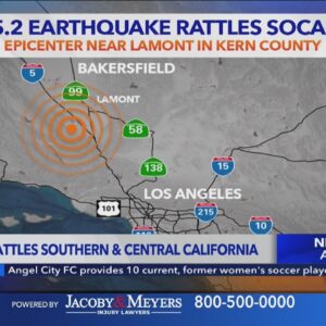 Magnitude 5.2 earthquake strikes Southern California