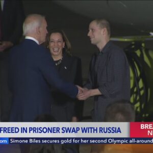 3 newly freed Americans back on U.S. soil after landmark prisoner exchange with Russia