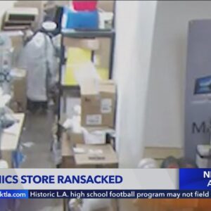 Orange County electronics store ransacked by thieves