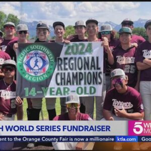 Southern California baseball team holds fundraiser for Babe Ruth League World Series 