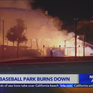 Fire destroys historic baseball field used in 'A League of Their Own,' other movies