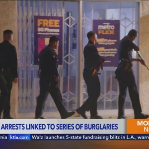 Police announce 'significant' arrests in series of SFV burglaries