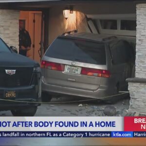 Police shoot suspect after body found in Irvine home