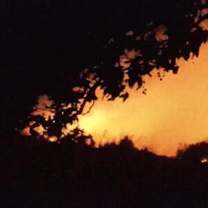 Refugio wildfire holding in place but land owners are on alert