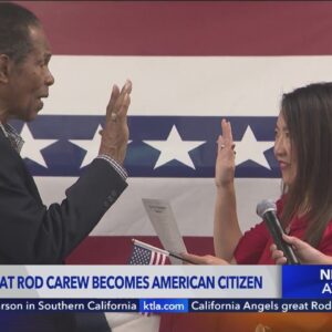 Rod Carew, MLB Hall-of-Famer, becomes U.S. citizen