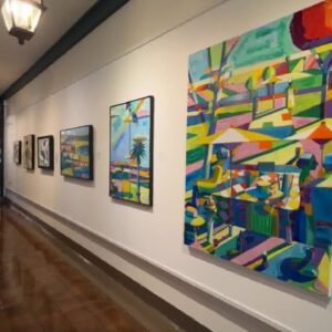 Roland Petersen artwork fills Santa Barbara City Hall Gallery