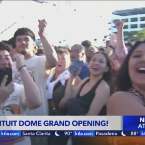 Fans eagerly await Bruno Mars concert on Intuit Dome's grand opening night