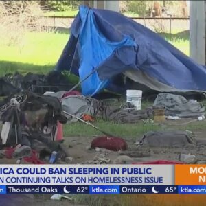 Santa Monica could ban sleeping in public