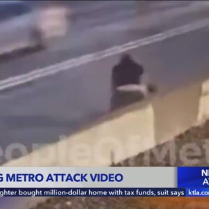 Shocking video show brutal attack at L.A. Metro station