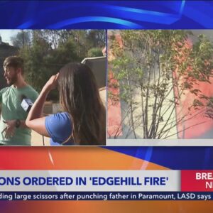 San Bernardino resident recalls harrowing initial moments after Edgehill Fire broke out