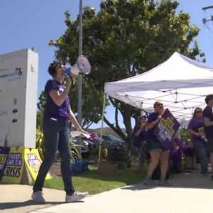 Workers at Sierra Vista, Twin Cities hospitals protest staffing conditions, healthcare costs