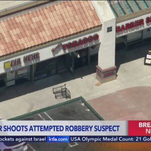 Store owner shoots would-be robber