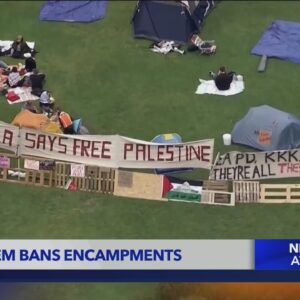 U.C. system bans encampments